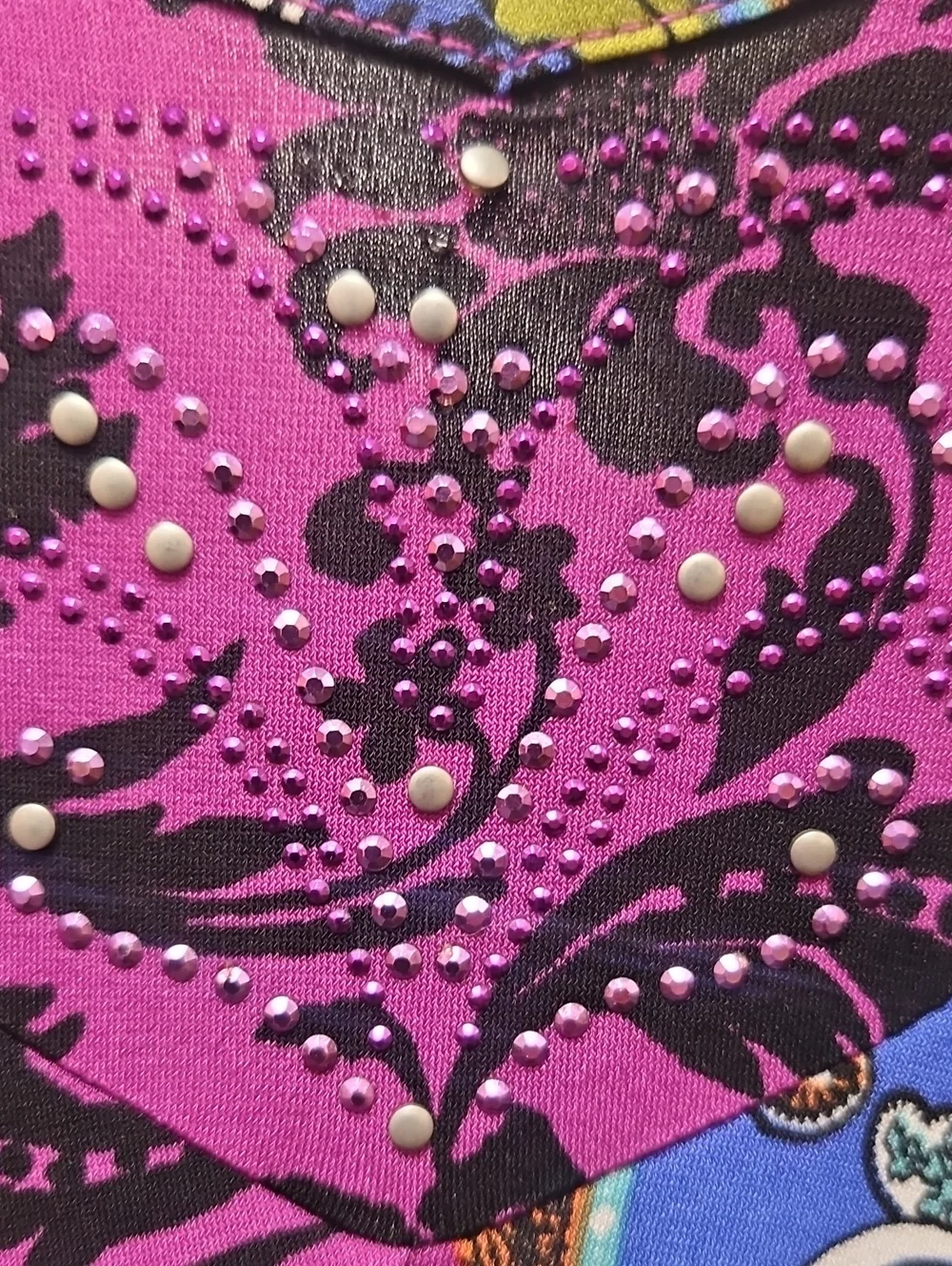 live and let live One World  Purple Paisley Maxi Dress With Sparkle